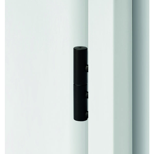 Türbandset 2-teilig für gefälzte Türen an Holzzargen matt-schwarz
