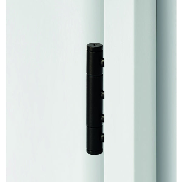 Türbandset 3-teilig für gefälzte Türen an Holzzargen matt-schwarz