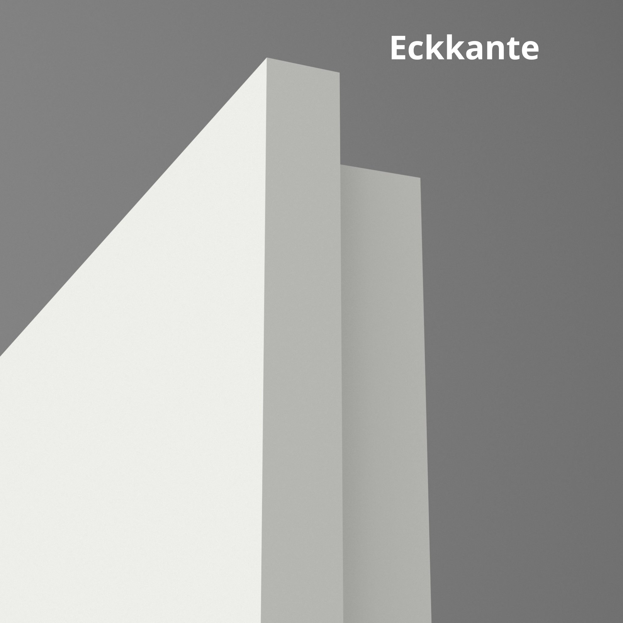 Wohnungseingangstür Lack soft-weiß glatt Eckkante SK2 / KK3