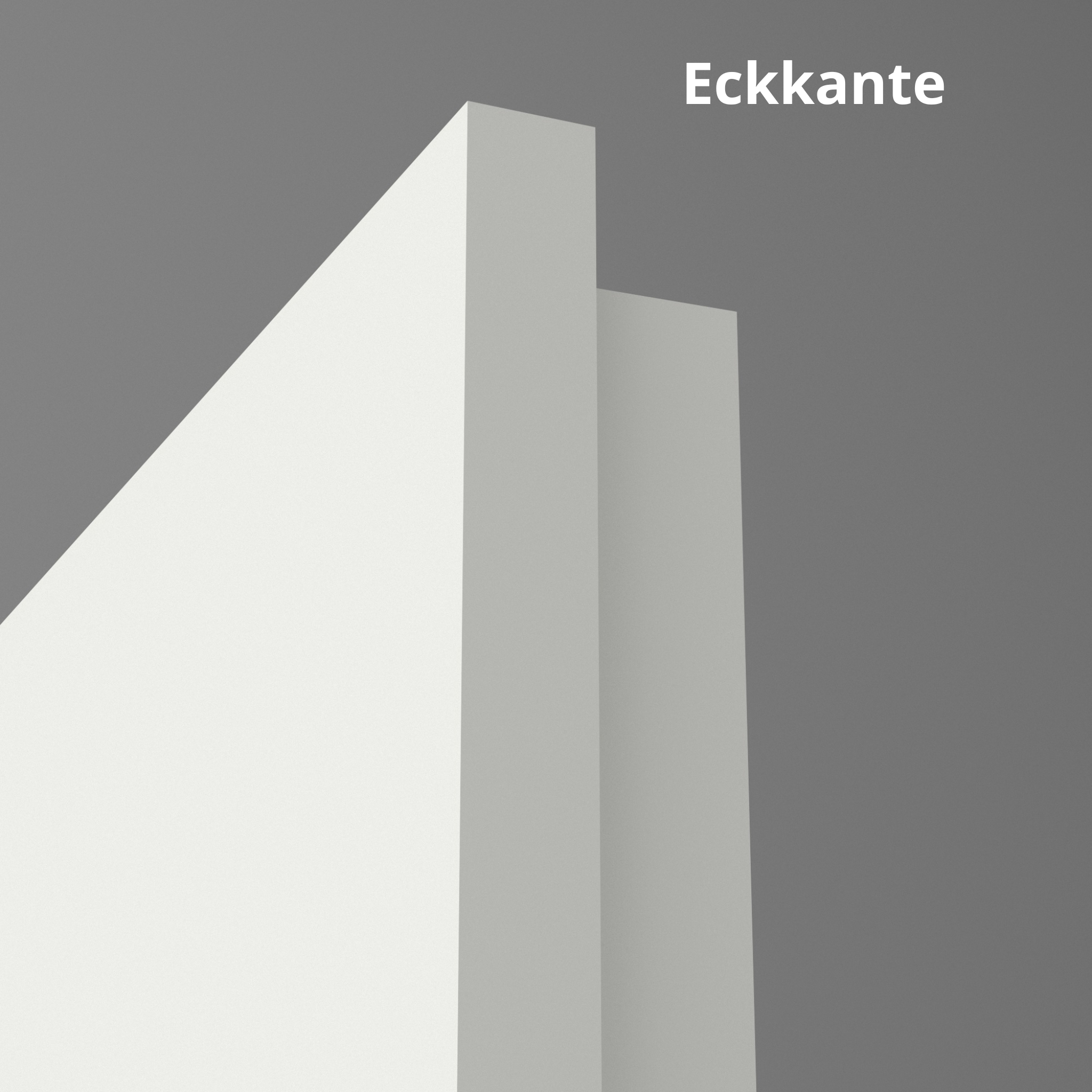 Wohnungseingangstür mit Zarge soft-weiß 2 Rillen Eckkante SK2 / KK3 - Modell Designtür Q21